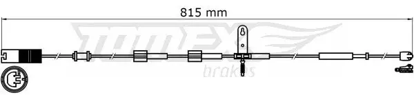 Sichere Zahlung TOMEX Brakes TX 31-37 - Warnkontakt, Bremsbelagverschleiß